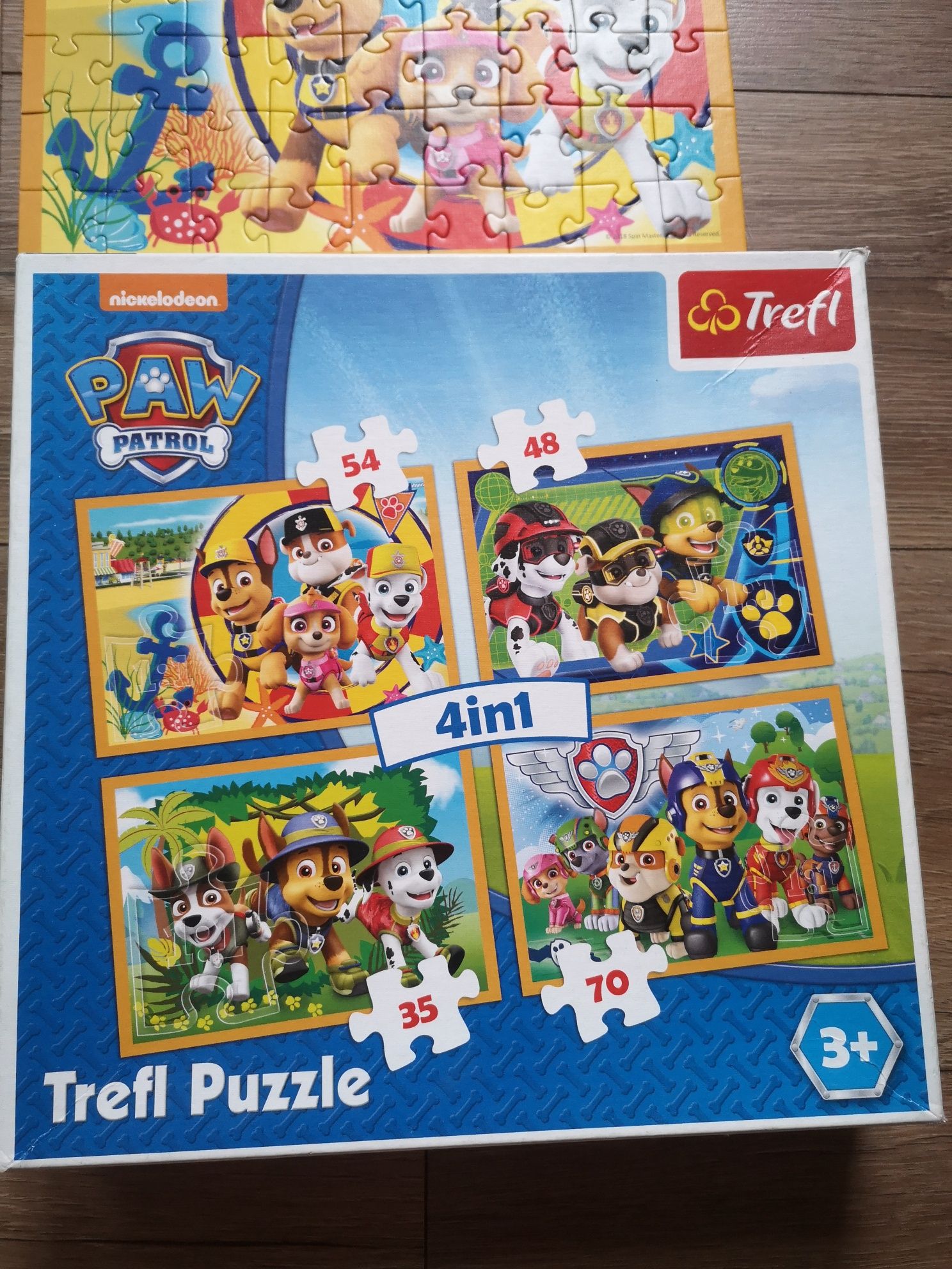 Puzzle Psi Patrol 4w1 gratis