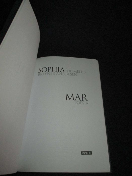 Livro Mar Poesia Sophia de Mello Breyner Andresen