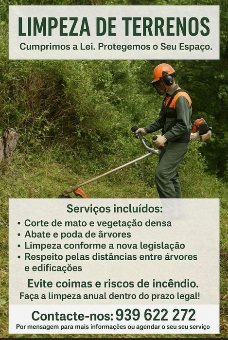 Limpeza de terrenos coimbra
