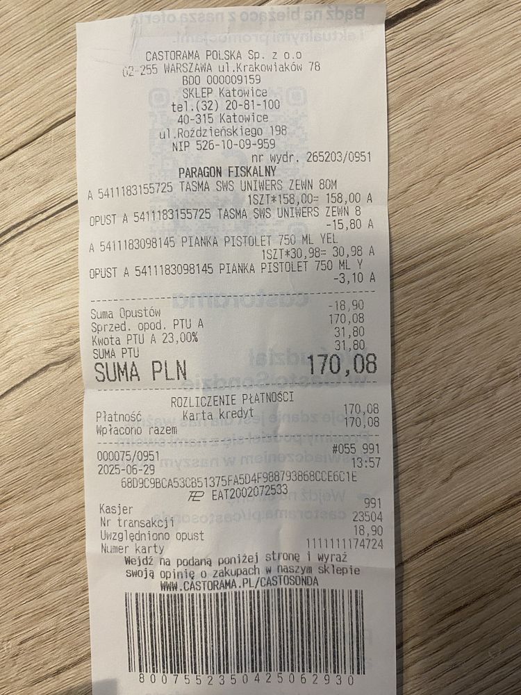 Tasma okienna do cieplego montazu zewnetrzna