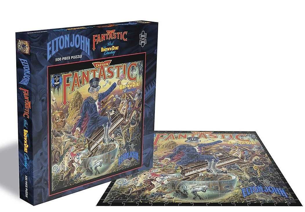 Puzzle 500 peças Elton John  "Captain Fantastic and..." 41cmX41cm