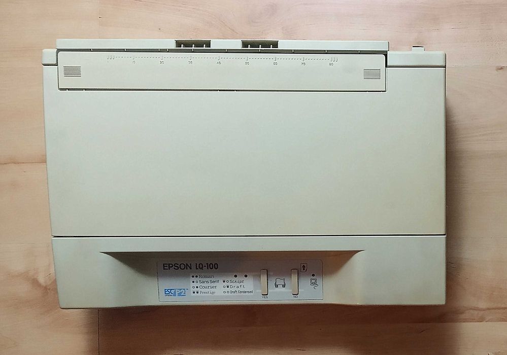 Drukarka igłowa Epson LQ-100 + taśmy [Amiga] [Retro PC]