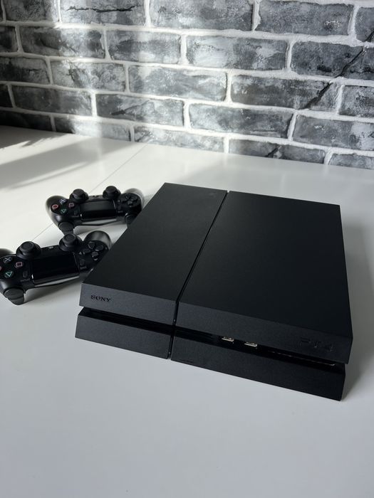 Ps4 Fat 500 gb - 2 геймпада / 17 игр - пс4 фат