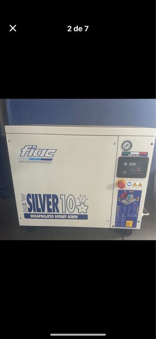 Compressor Fiac 7.5 kw 2015 como novo…