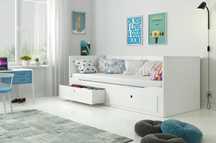 Łóżko Hermes rozkładane + Materace 80x200+szuflady