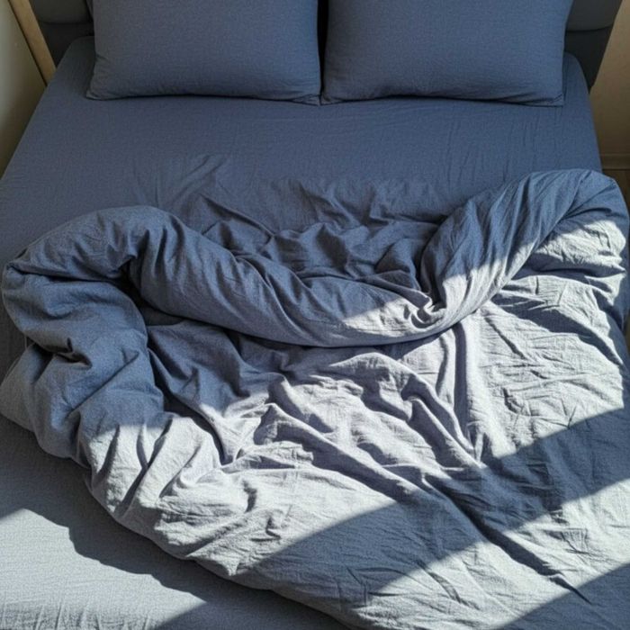 Постільна білизна Варена бавовна. Колір Синій Джинс. Всі розміри