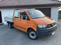 Volkswagen Transporter T5 Doka 2.0/140km/6-biegów/zadbana/vat23%/hak!