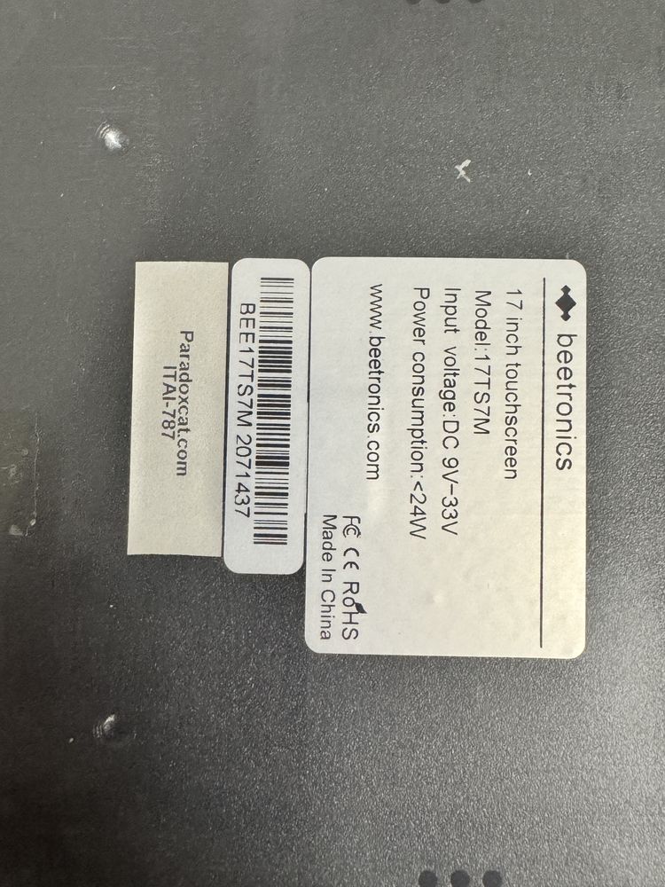 Monitor przemyslowy beetronics