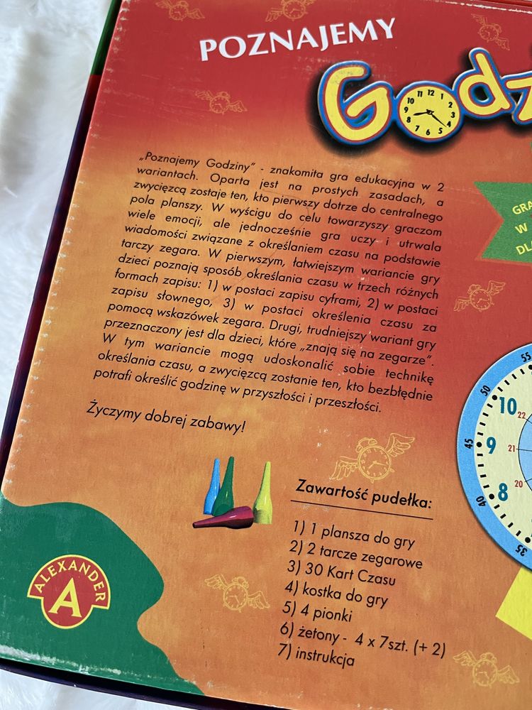 Gra edukacyjna godziny