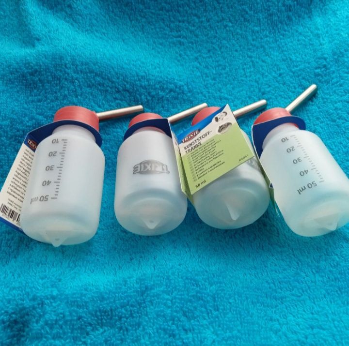 Nowe poidełko kulkowe dla gryzoni 50ml i 100 ml szeroki gwint do mycia