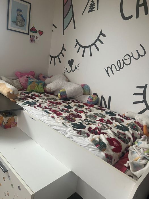 Łóżko dziecięce na podwyzszeniu