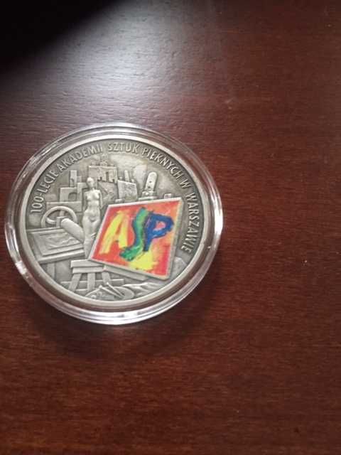 Moneta 10 złotych 100. rocznica ASP