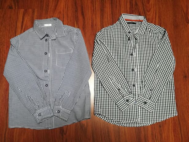 Dwie koszule chłopięce 128-134cm