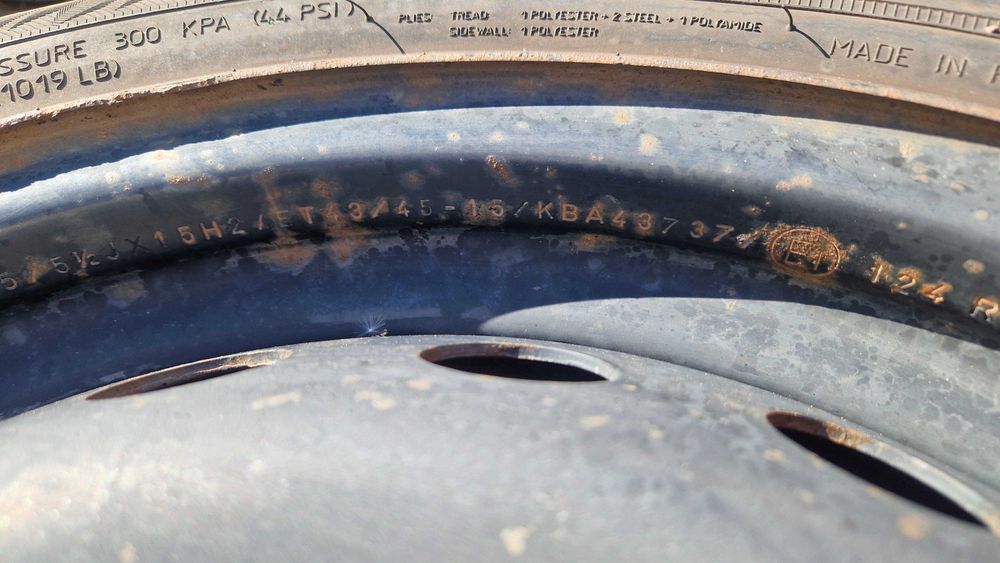 Felgi stalowe Renault 4x100 5,5Jx15 ET43 Kpl.