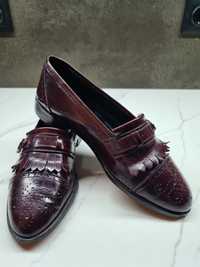 Sapatos Bally em pele bordeaux 41