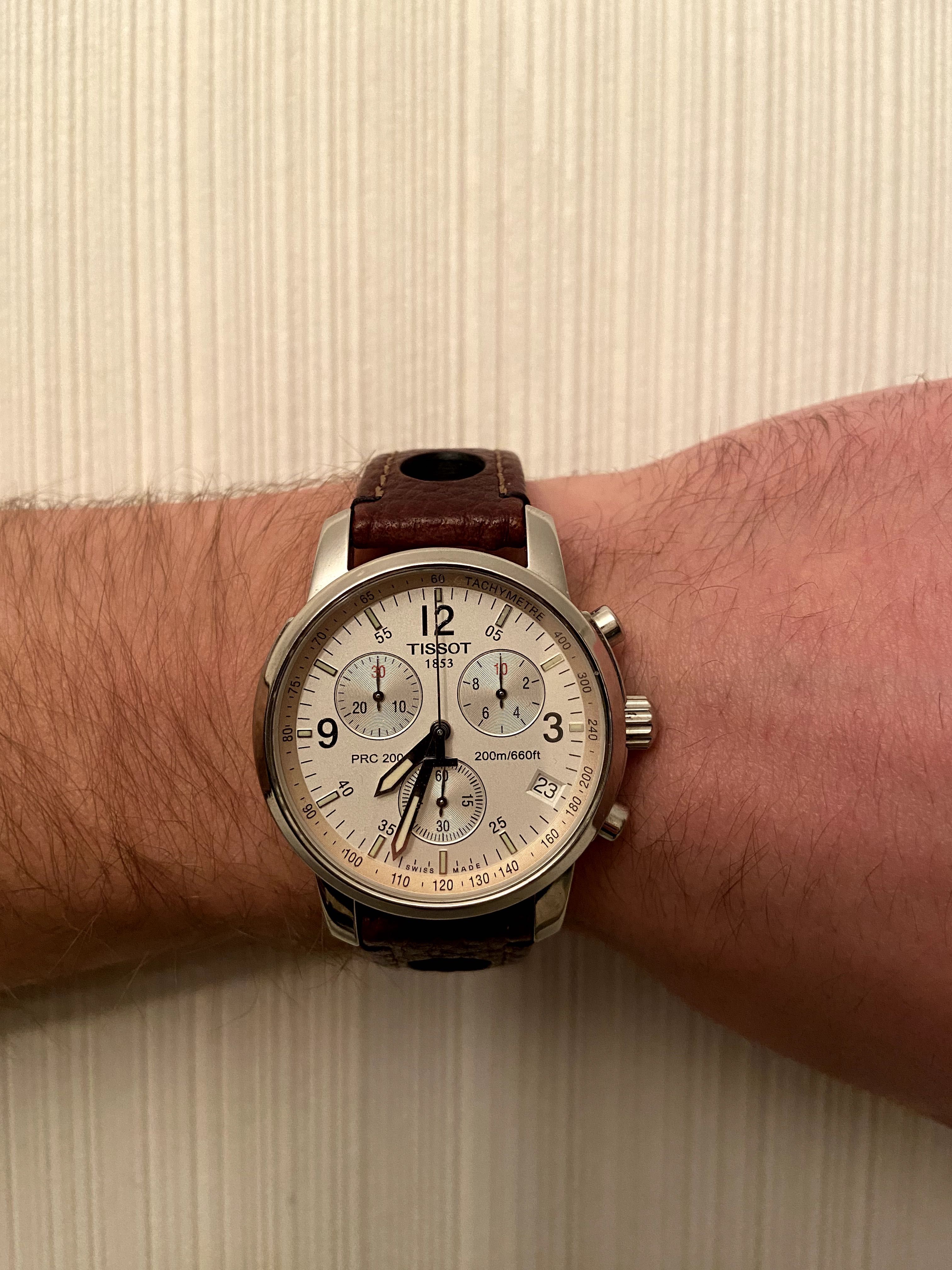 Часы мужские Tissot PRC200 покупал в Швейцарии