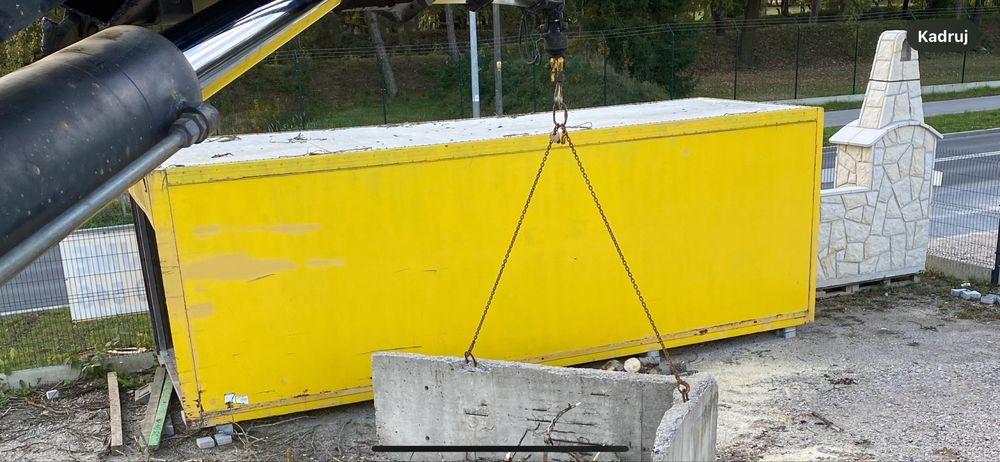 Kontener magazyn 7.2m bdf garaz otwierany bok