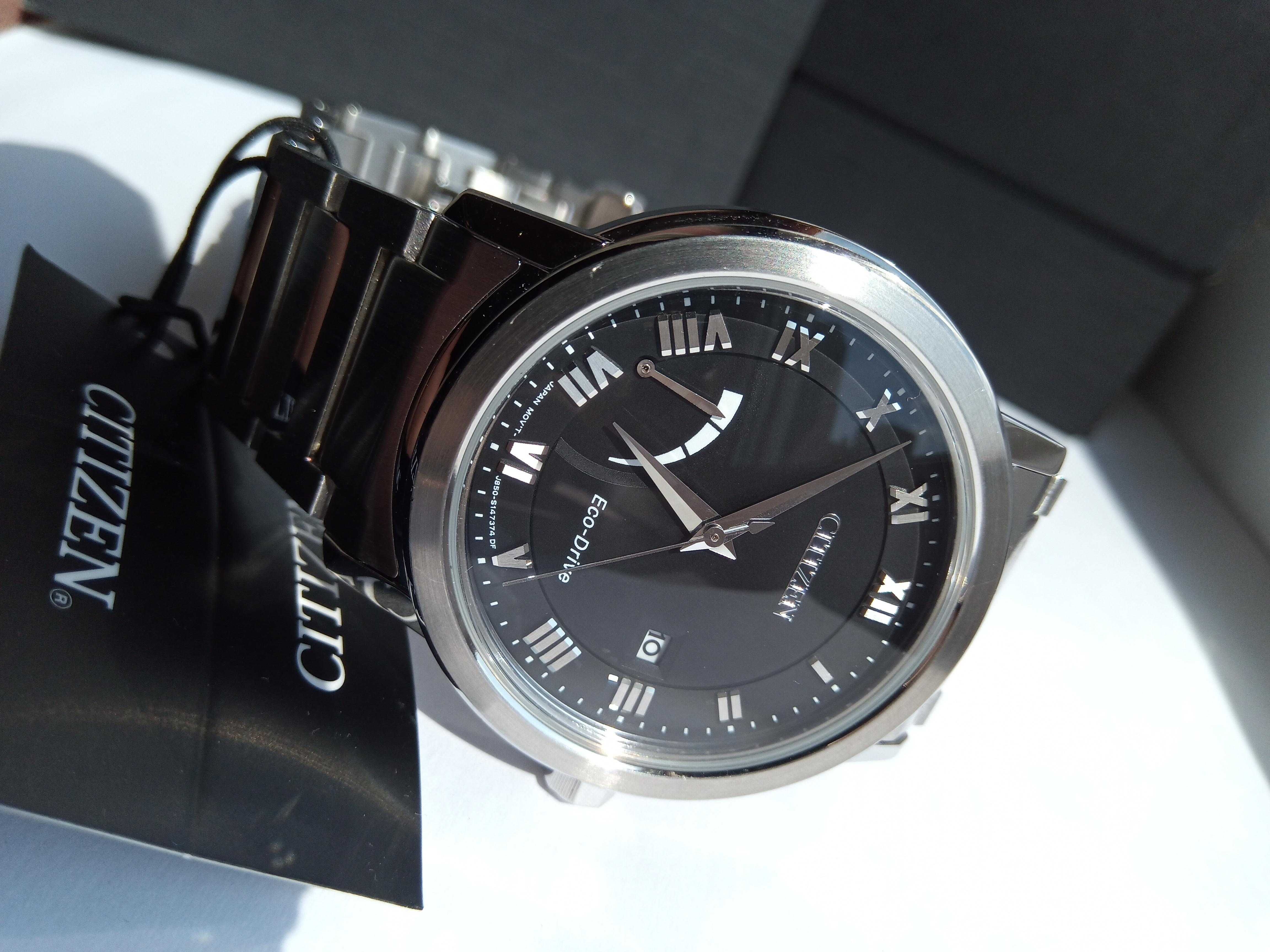 Японские мужские часы Citizen Eco-Drive AW7020-51E, солнечная батарея