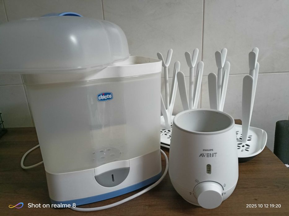 Conjunto Aquecedor de Biberon - Esterizador - Escorredor