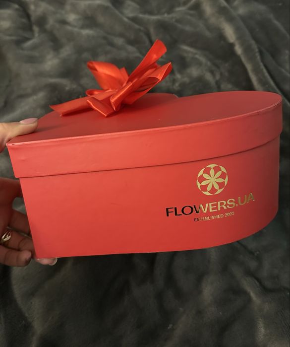 Коробочка подарункова у формі серця