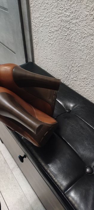 Botki damskie skórzane Badura