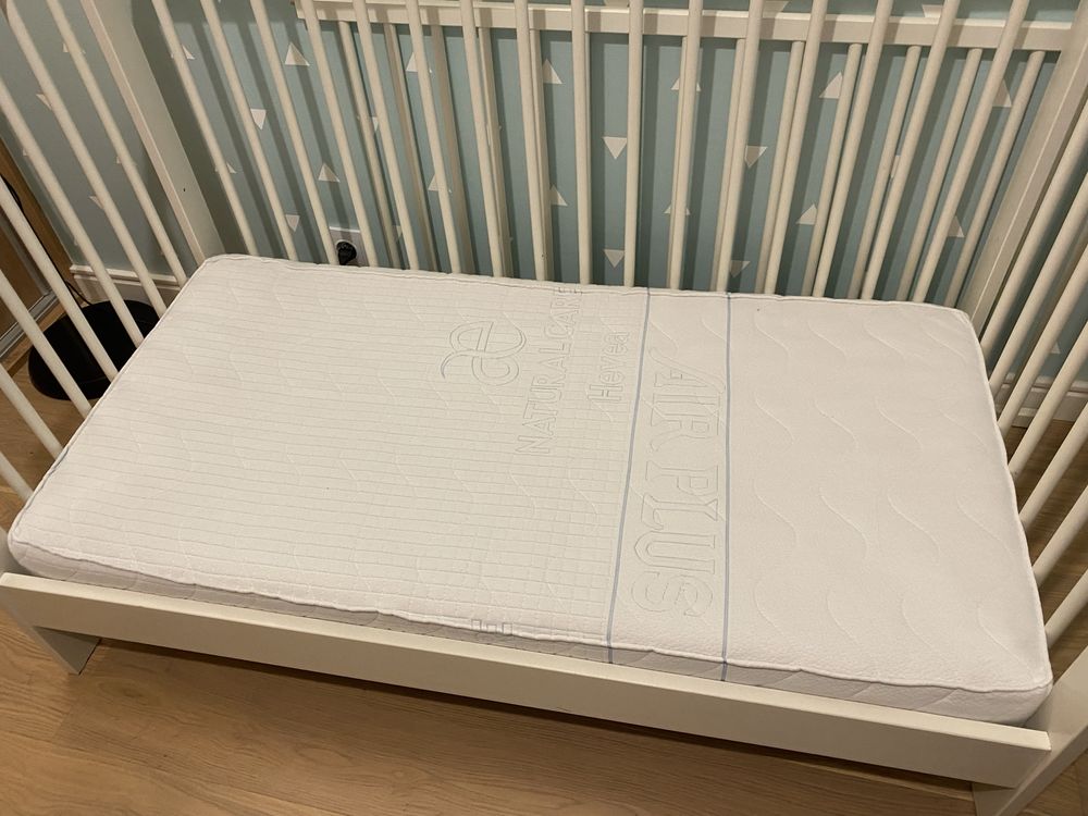 Materac do łóżeczka dziecięcego Hevea Baby Max 120x60