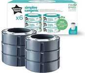 Tommee Tippee  Wkłady do Pieluch, Szary, 6 Sztuk
