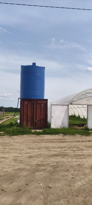 Бочка пластікова 10 т. 10 кубів, 10000 л вертикальна двошарова