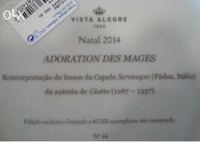 Pratos da Vista Alegre Festa Natal (coleção 24 pratos)