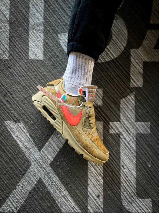 Meskie buty Off White NK Air Max 90 "Desert Ore" obuwie meskie 41-45