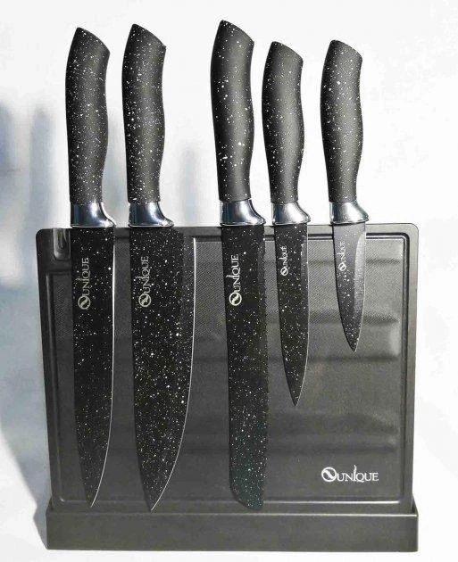 Набор кухонных ножей из нержавеющей стали с магнитной подставкой