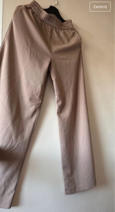 Nowy Elegancki garnitur kostium komplet Samagne M