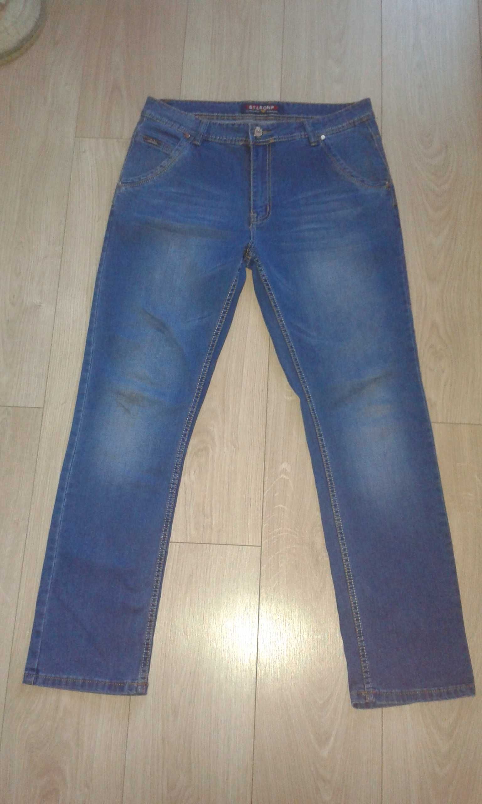L/40 Spodnie jeansowe dżinsy męskie granatowe
