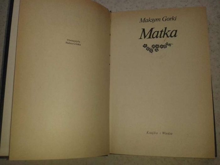 Maksym Gorki Matka 1978 ideał