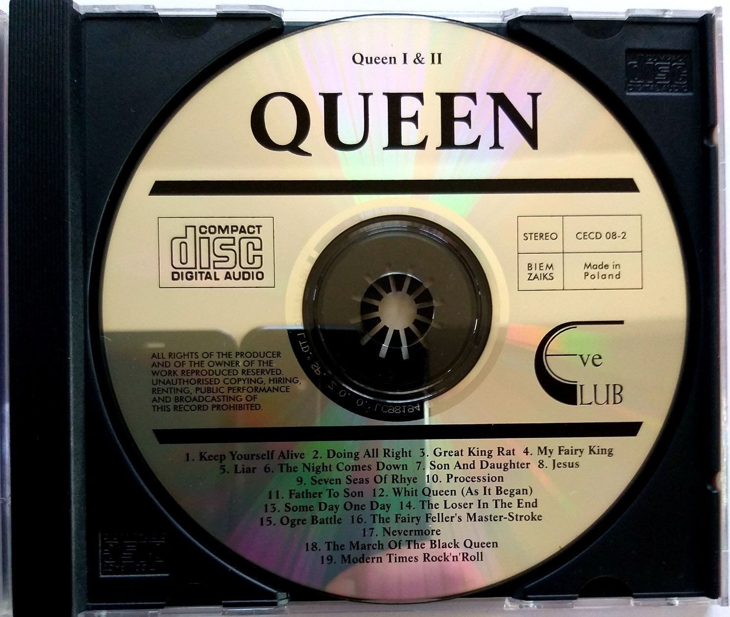 Queen Queen I&II Gold Collection 1998r