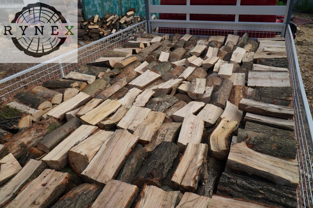 DREWNO KOMINKOWE Opałowe Liściaste SEZONOWANE metry układane Transport