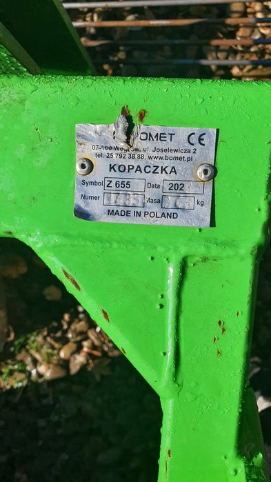 Картоплекопалка Bomet 655  польська