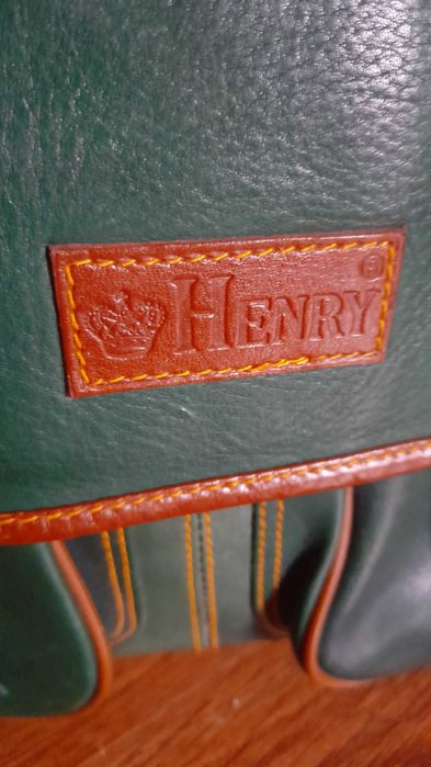 шкіряна сумка -портфель від Henry