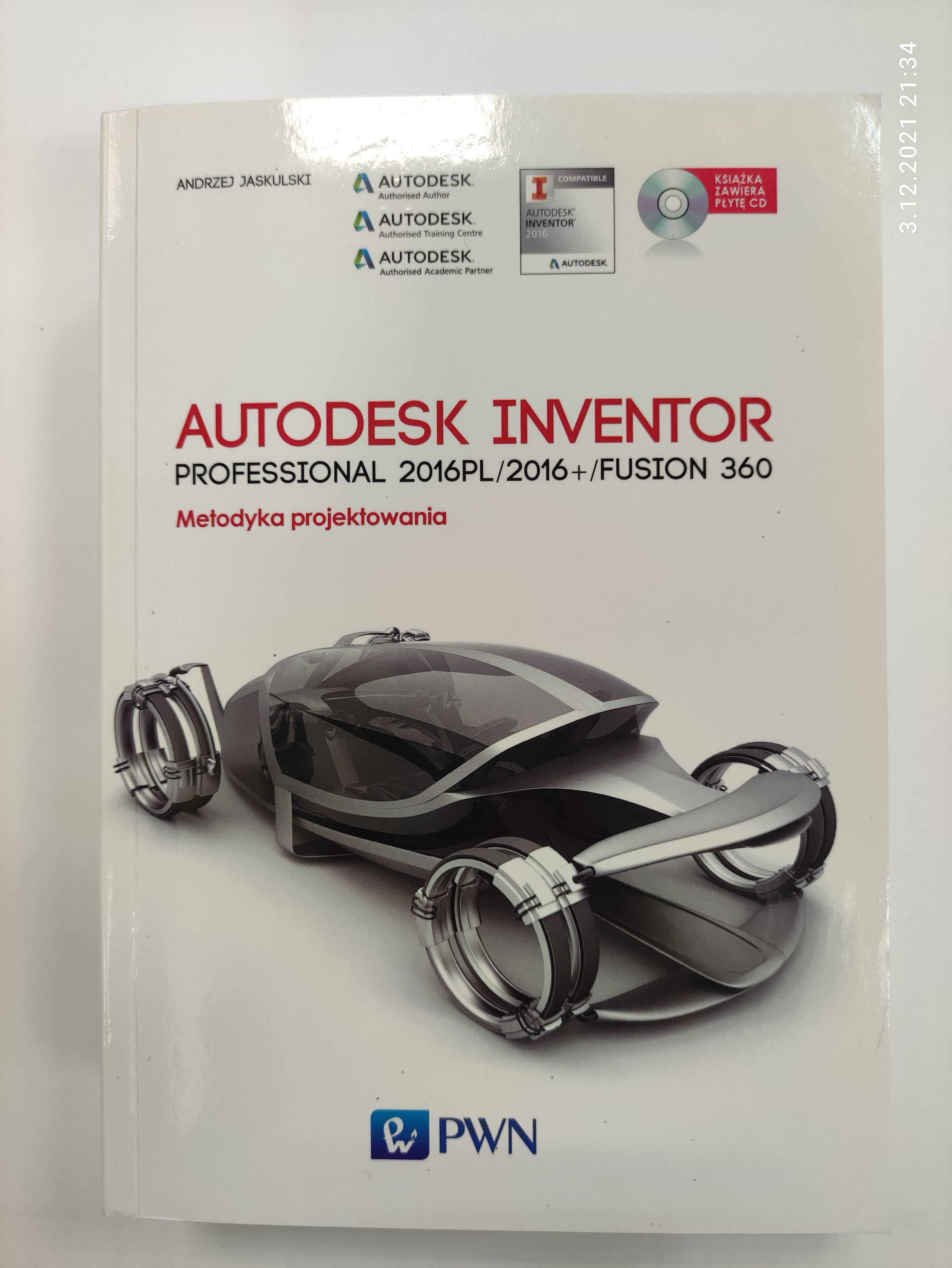 książka "Autodesk Invertor 2016" Andrzej Jaskulski