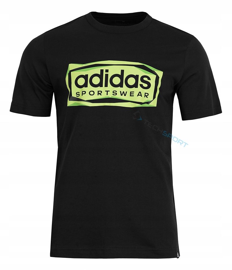 Adidas Wygodna Koszulka T-shirt Bawełniana Folded Sportswear Graphic X