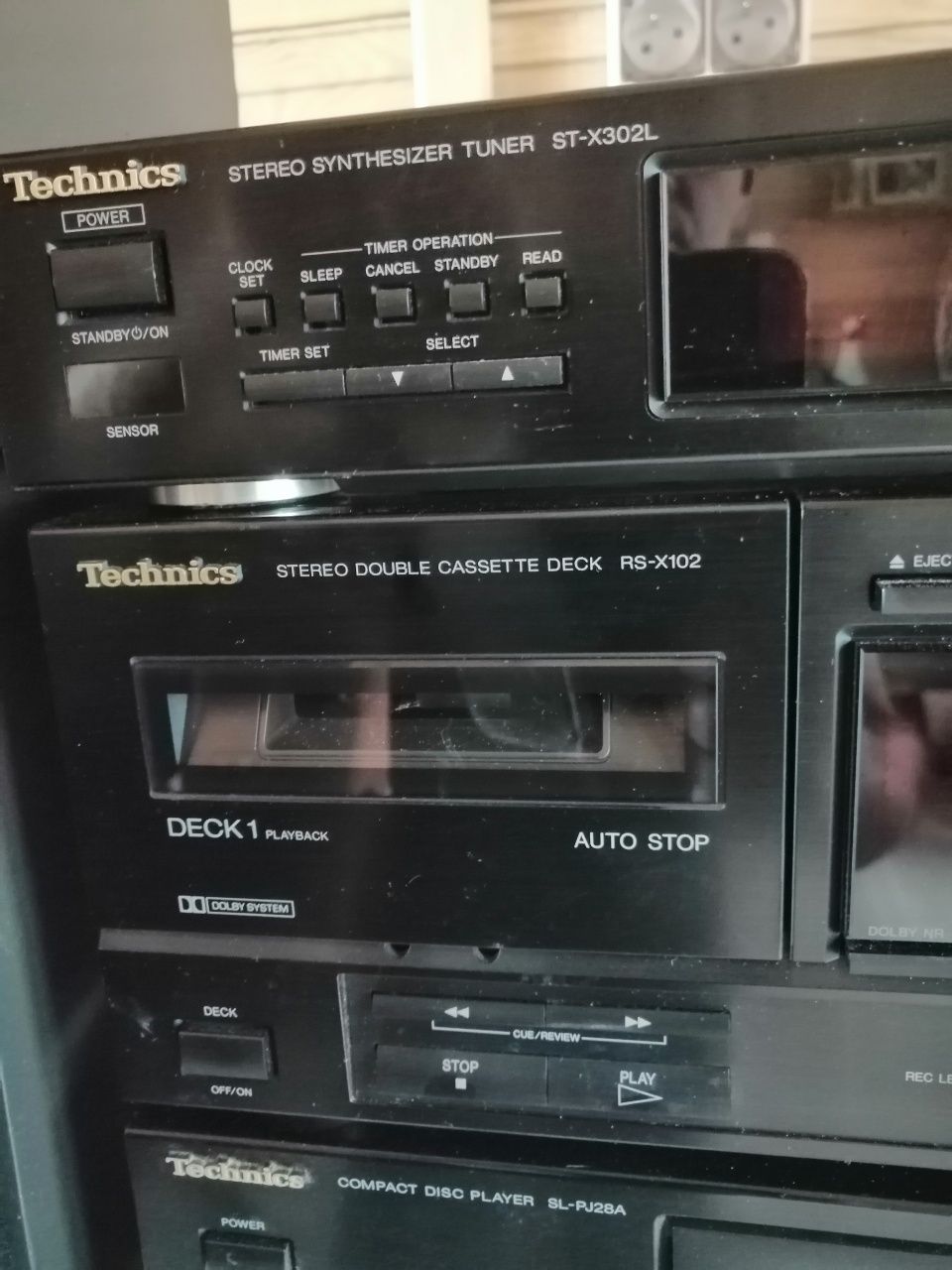 Technics wieża zestaw z kolumnami Tonsil