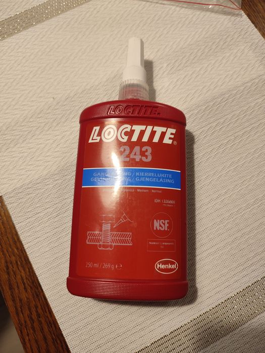 Klej do śrób loctite 243 nowy oryginalny 250ml