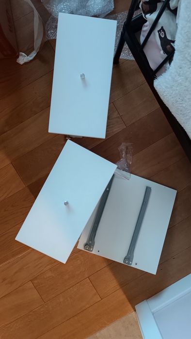 Szuflady kallax wkład białe