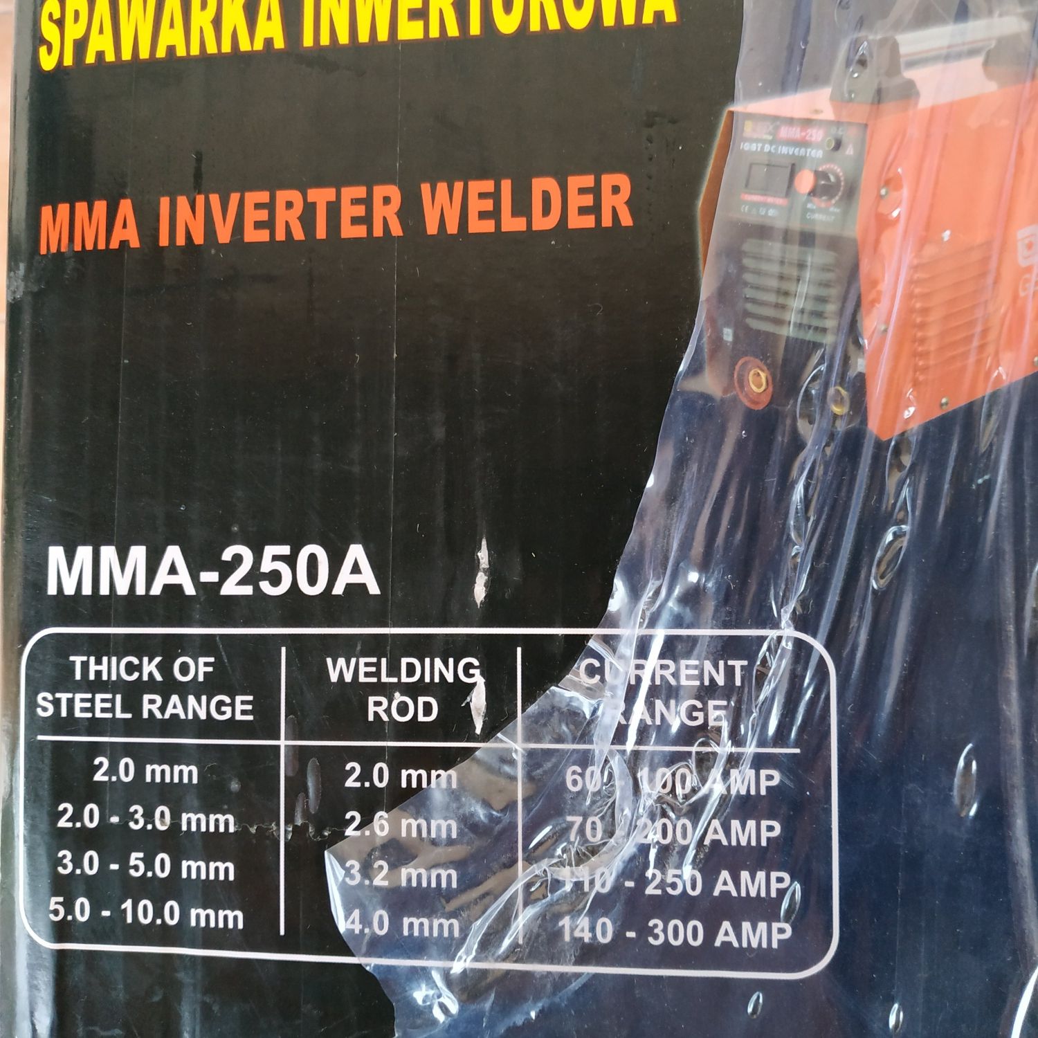 Spawarka Inwertorowa 250A MMA Inwerter Ostrowiec Św.