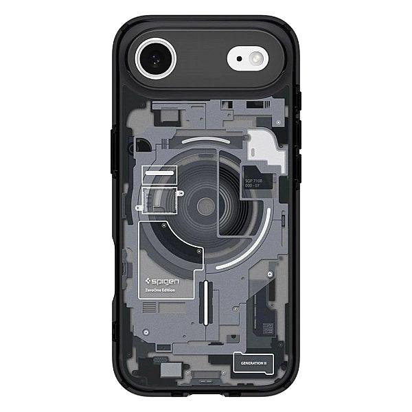 Etui Spigen Ultra Hybrid MagSafe na iPhone 17 Air Zero One - czarne