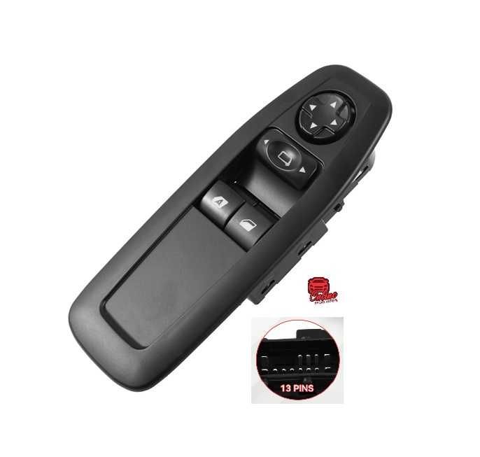 Botão interruptor vidros Peugeot 208 Novo
