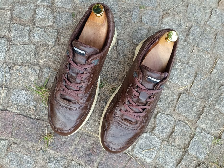 Buty ECCO Sneakersy r.43 skóra brązowe