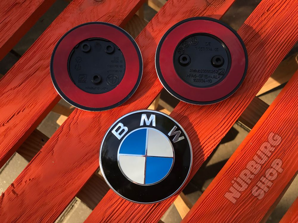 Эмблема на передний бампер BMW 82мм F07 F10 F13 F20 F22 F30 F32 F36