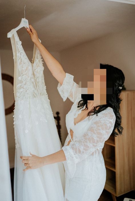 Vestido de noiva Bordado 3D - Oportunidade