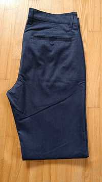 Eleganckie spodnie czarne bawełna